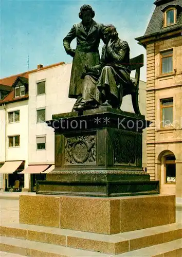 AK / Ansichtskarte Hanau_Main Gebrueder Grimm Denkmal Hanau_Main