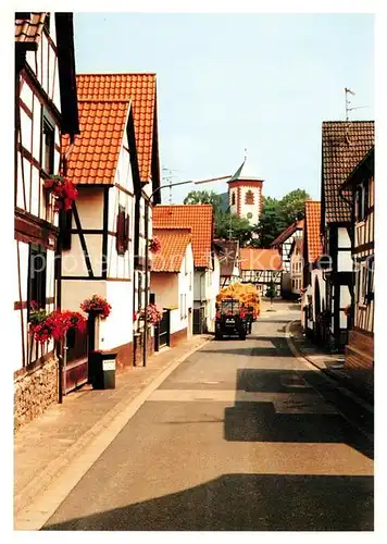 AK / Ansichtskarte Mittelbuchen Guldenstrasse mit Ev Kirche Mittelbuchen