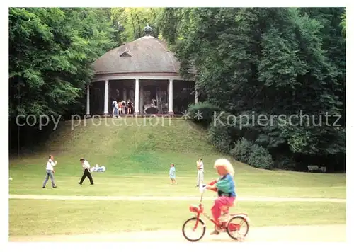 AK / Ansichtskarte Hanau_Main Kuranlage Karussell Hanau_Main