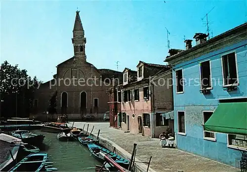 AK / Ansichtskarte Burano Cattedrale e Rio di Terranova Burano