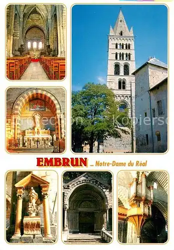 AK / Ansichtskarte Embrun Notre Dame du Real Details Embrun