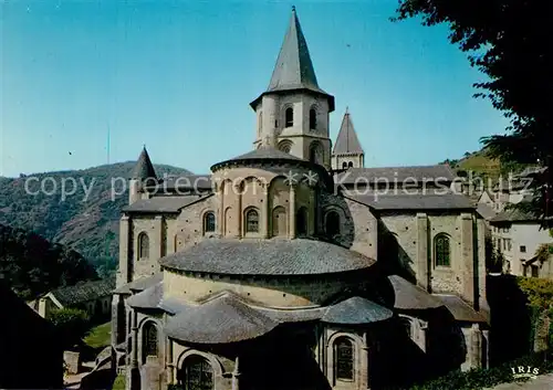 AK / Ansichtskarte Conques_en_Rouergue_Pyrenees_Region Eglise Sainte Fox Conques_en
