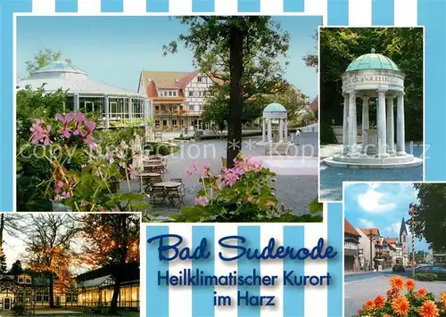 AK / Ansichtskarte Bad_Suderode Kurhaus Quellentempel Strassenpartie Bad_Suderode