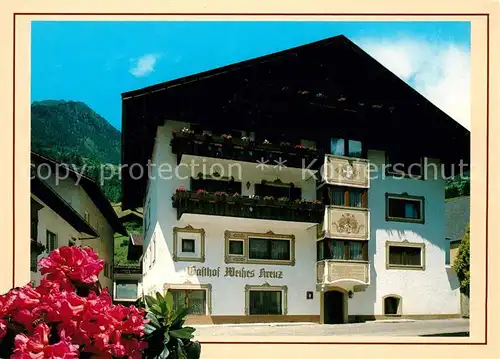 AK / Ansichtskarte St_Martin_Passeier Gasthof Weisses Kreuz St_Martin_Passeier