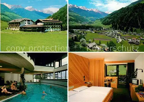 AK / Ansichtskarte Ahrntal_Suedtirol Hotel Schwarzenstein Panorama Hallenbad Ahrntal Suedtirol