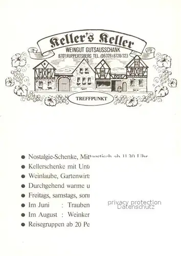 AK / Ansichtskarte Ruppertsberg Weingut Gutsausschank Kellers Keller Ruppertsberg