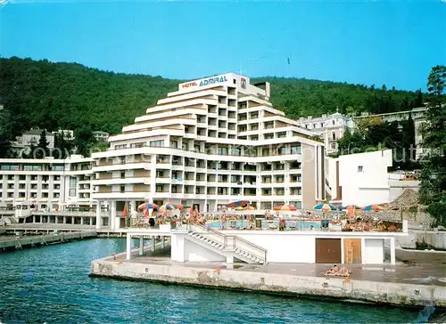 AK / Ansichtskarte Opatija Hotel Admiral Opatija