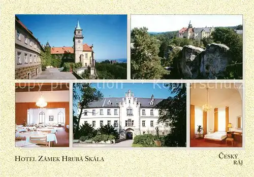 AK / Ansichtskarte Hruba_Skala Hotel Zamek Schloss Hruba_Skala