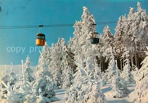 AK / Ansichtskarte Braunlage Winterlandschaft Wurmbergseilbahn Braunlage