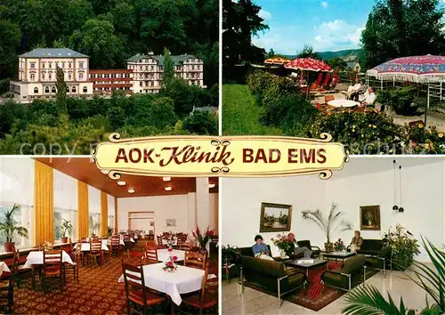 AK / Ansichtskarte Bad_Ems AOK Klinik Bad_Ems