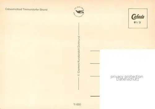 AK / Ansichtskarte Timmendorfer_Strand Fliegeraufnahme Timmendorfer_Strand