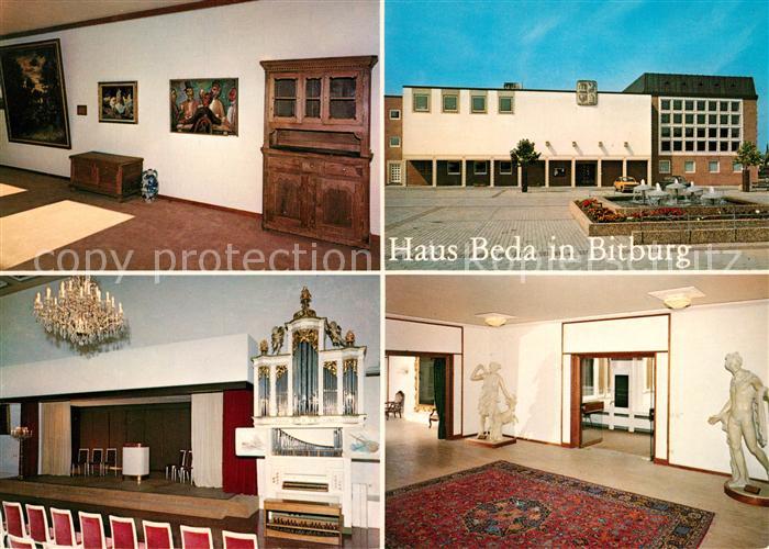 Ak Ansichtskarte Bitburg Kulturhaus Beda Bitburg Nr Kn92810