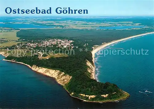 AK / Ansichtskarte Goehren_Ruegen Fliegeraufnahme Goehren Ruegen