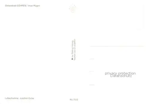 AK / Ansichtskarte Goehren_Ruegen Fliegeraufnahme Goehren Ruegen