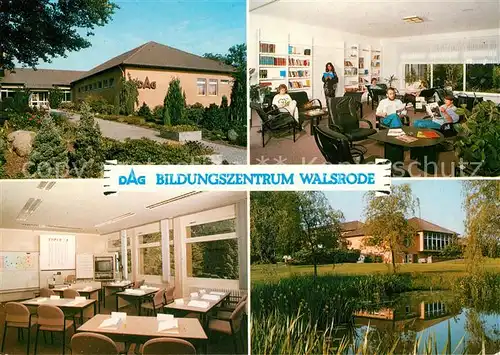 AK / Ansichtskarte Walsrode_Lueneburger_Heide DAG Bildungszentrum Seminarraum Leseraum Teich Walsrode_Lueneburger_Heide