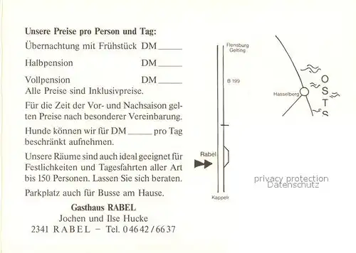 AK / Ansichtskarte Rabel Gasthaus Rabel Restaurant Festsaal Rabel