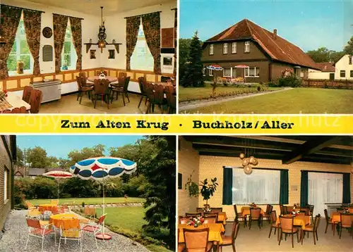 AK / Ansichtskarte Buchholz_Aller Gaestehaus Pension Restaurant Zum Alten Krug Buchholz_Aller