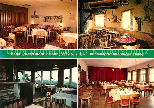 AK / Ansichtskarte Suhlendorf Hotel Waldmuehle Restaurant Cafe Suhlendorf