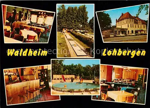 AK / Ansichtskarte Sproetze Hotel Waldheim Lohbergen Minigolf Swimming Pool Sproetze