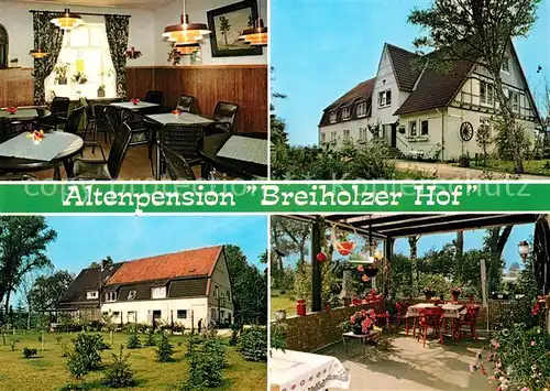 AK / Ansichtskarte Breiholz Altenpension Breiholzer Hof Restaurant Terrasse Breiholz