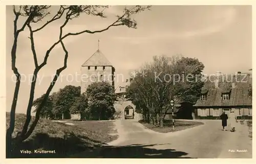 AK / Ansichtskarte Visby Kruttornet Visby