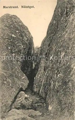 AK / Ansichtskarte Marstrand Nalsoegat Marstrand