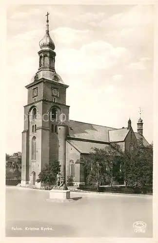 AK / Ansichtskarte Falun_Dalarnas_Lan Kyrka Falun_Dalarnas_Lan