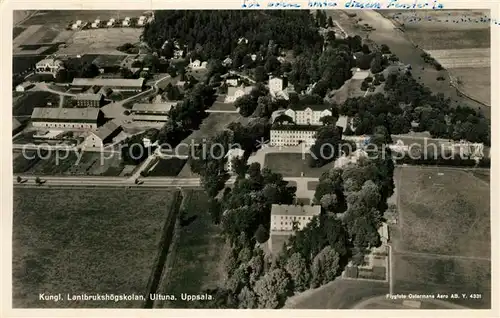 AK / Ansichtskarte Uppsala Fliegeraufnahme Lantbrukshoegskolan Uppsala