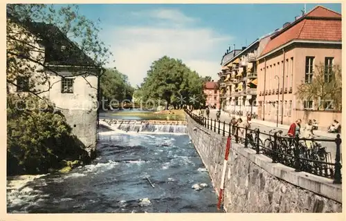 AK / Ansichtskarte Uppsala oestra Agatan med Kranfallet Uppsala