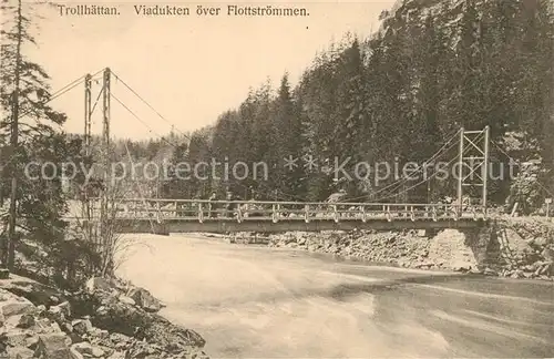 AK / Ansichtskarte Trollhaettan Viadukten oever Flottstoemmen Trollhaettan