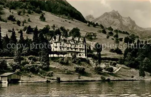 AK / Ansichtskarte Kehrsiten Buergenstok Hotel Wilhelm Tell Kehrsiten