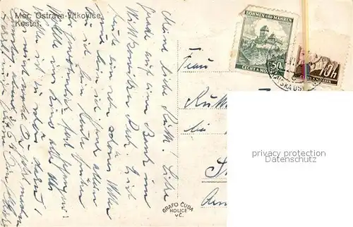 AK / Ansichtskarte Ostrava Vitkovice Kostel Ostrava