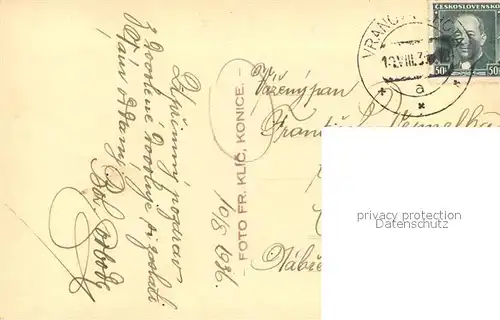 AK / Ansichtskarte Vranov_nad_Dyji Partie am Fluss Vranov_nad_Dyji