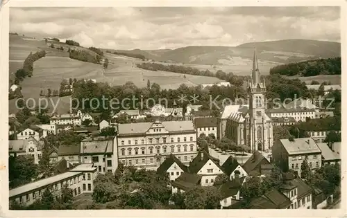 AK / Ansichtskarte Krkonose Fliegeraufnahme Vrchlabi Krkonose