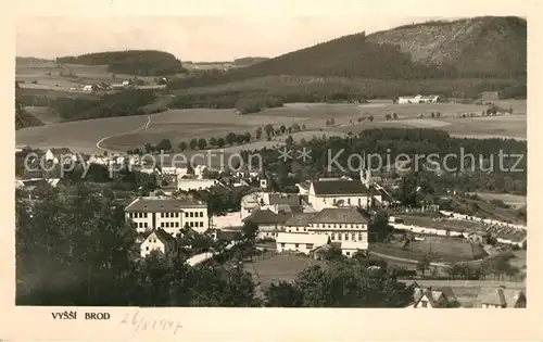 AK / Ansichtskarte Vyssi_Brod Fliegeraufnahme Vyssi_Brod