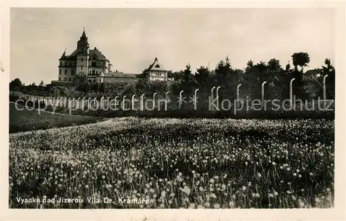 AK / Ansichtskarte Vysoke_nad_Jizerou Vila Dr. Kramare Vysoke_nad_Jizerou