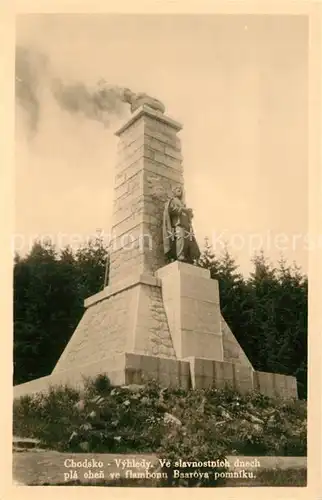 AK / Ansichtskarte Chodsko Vyhledy Pomnik Chodsko