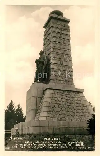 AK / Ansichtskarte Chodsko Pane Boze Denkmal Chodsko