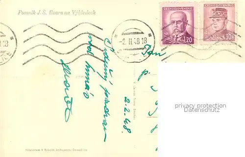 AK / Ansichtskarte Chodsko Pane Boze Denkmal Chodsko