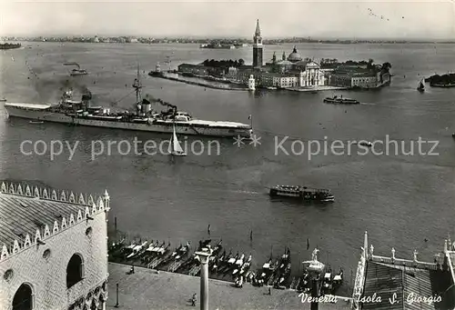 AK / Ansichtskarte Venezia_Venedig Panorama Isola San Giorgio Venezia Venedig
