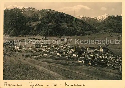 AK / Ansichtskarte Brennero Vipiteno Panorama Alpen Brennero