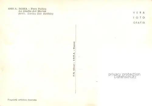 AK / Ansichtskarte Roma_Rom Foro Italico Stadio dei Marmi Roma_Rom
