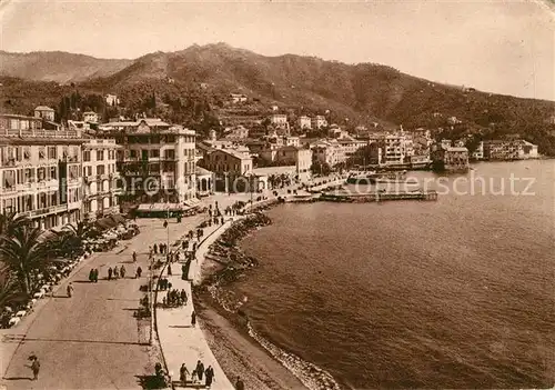AK / Ansichtskarte Rapallo_Liguria La Passeggiata Uferpromenade Rapallo Liguria