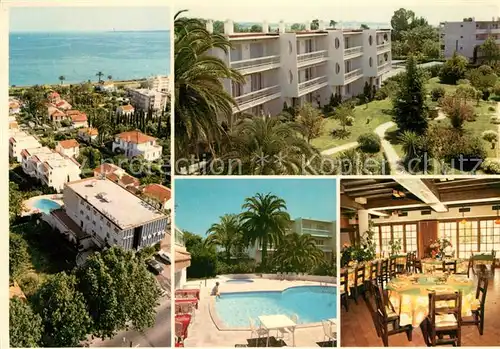 AK / Ansichtskarte Golfe Juan Hotel Restaurant Les Jasmins Piscine Golfe Juan
