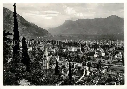 AK / Ansichtskarte Merano_Suedtirol Panorama verso la Mendola Merano Suedtirol