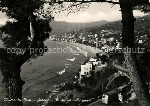 AK / Ansichtskarte Alassio Panorama dalla pineta Riviera dei Fiori Alassio