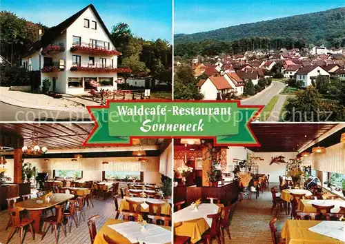 AK / Ansichtskarte Sulzbach_Bad Waldcafe Restaurant Sonneneck Sulzbach_Bad