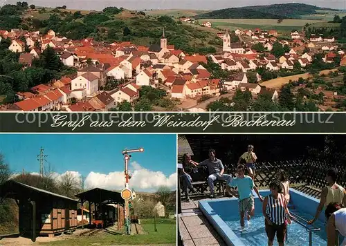 AK / Ansichtskarte Bockenau Panorama Kleinbahnmuseum Kneipptretbecken Bockenau