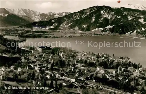 AK / Ansichtskarte Tegernsee Blauberge Hirschberg  Tegernsee