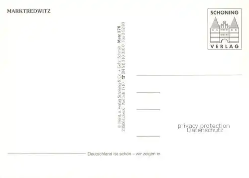 AK / Ansichtskarte Marktredwitz  Marktredwitz